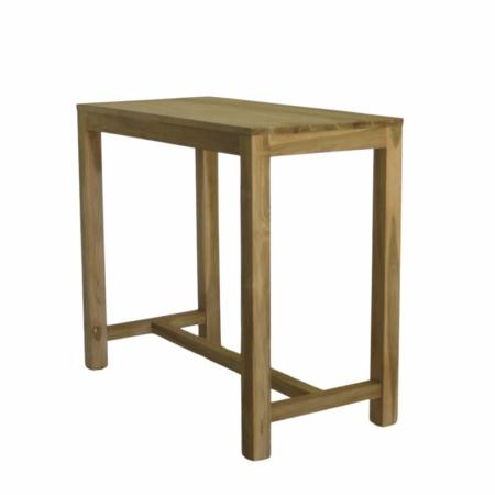 rechthoekige bartafel teakhout
