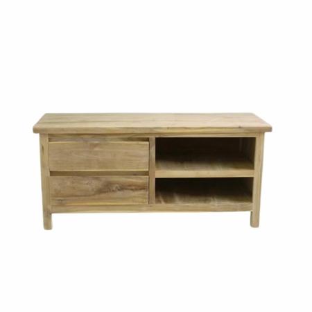 tv-meubel 130 cm breed teakhout
