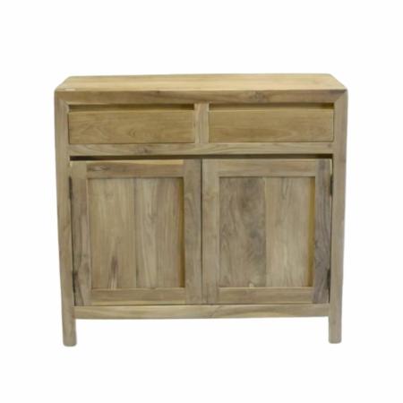modern dressoir van 100 cm breed teakhout