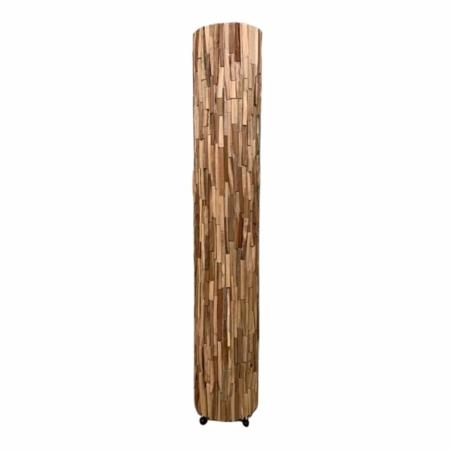 lamp met teakhout
