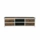 tv meubel teak en wit 200 cm breed