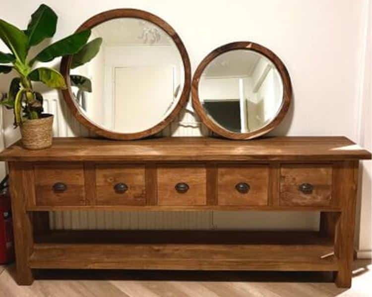 indoteak ervaring sidetable