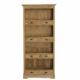 Boekenkast teakhout 8 laden 1 meter breed