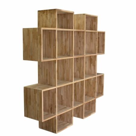 roomdivider vierkante blokken