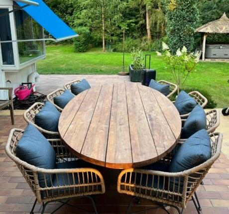 ovale tuintafel