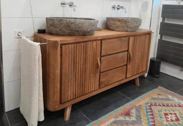 retro dressoir aangepast