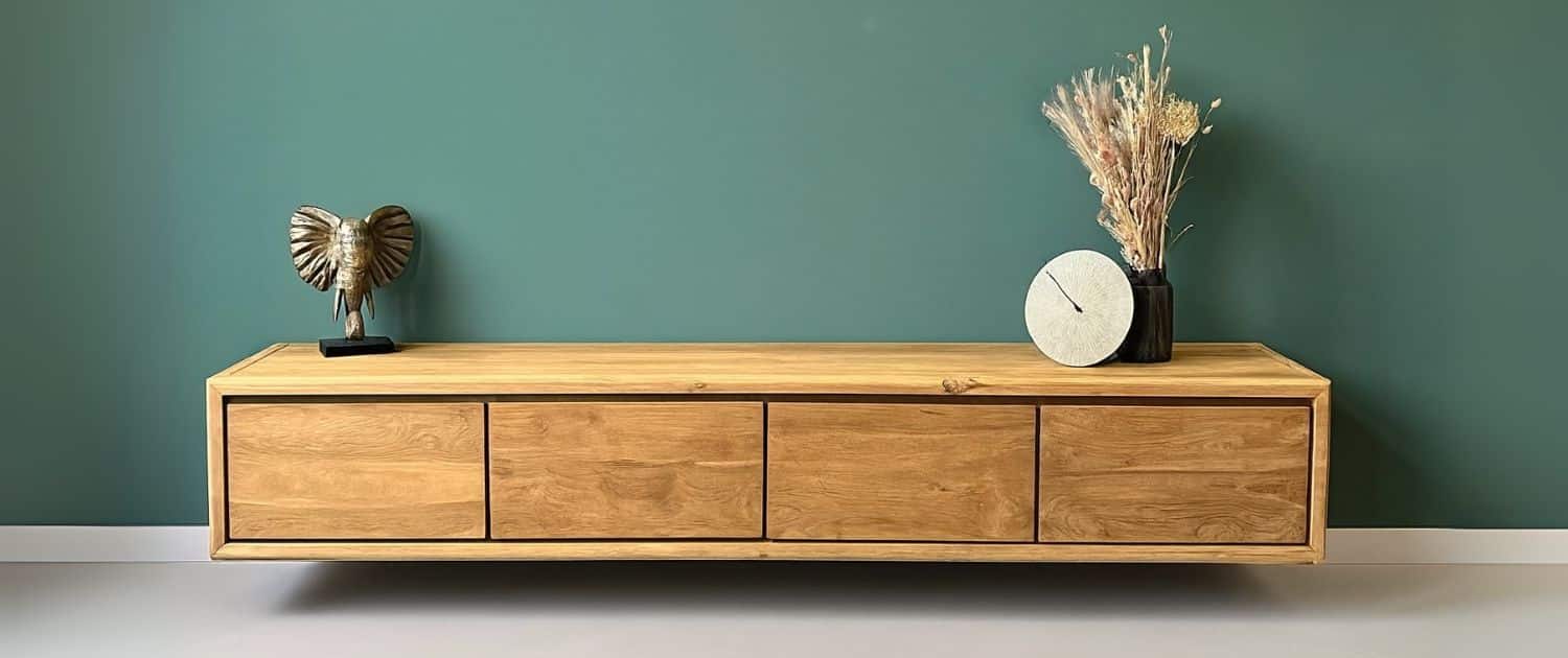 tv meubelhangend Indoteak tv meubelhangend Indoteak