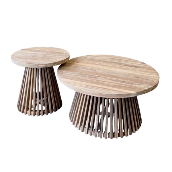 Ronde salontafel set - Indoteak