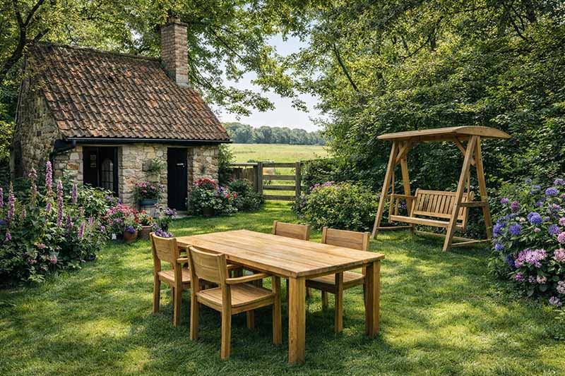 landelijke-tuin-meubels landelijke tuin