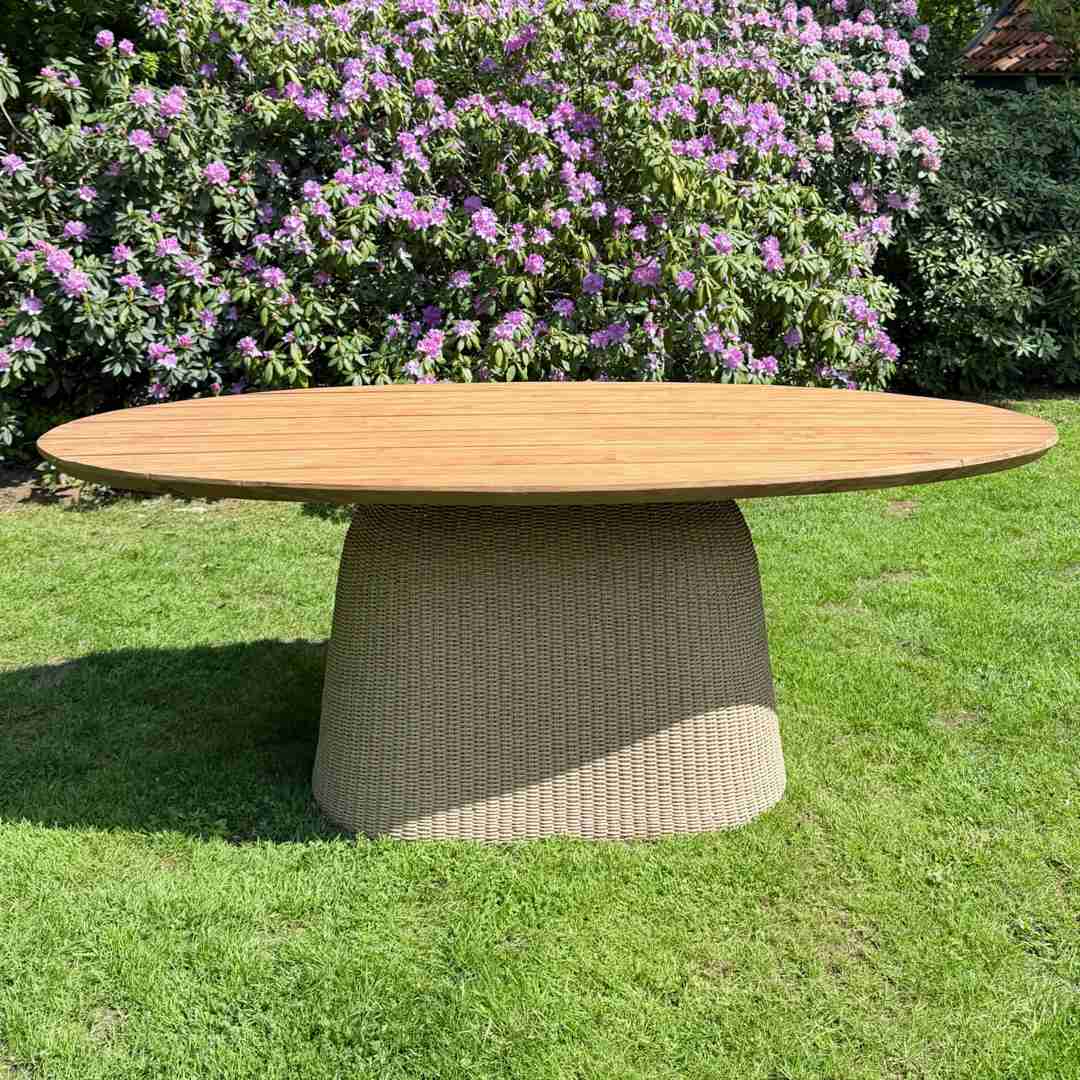 Ovale tuintafel Ubud - Afbeelding 2