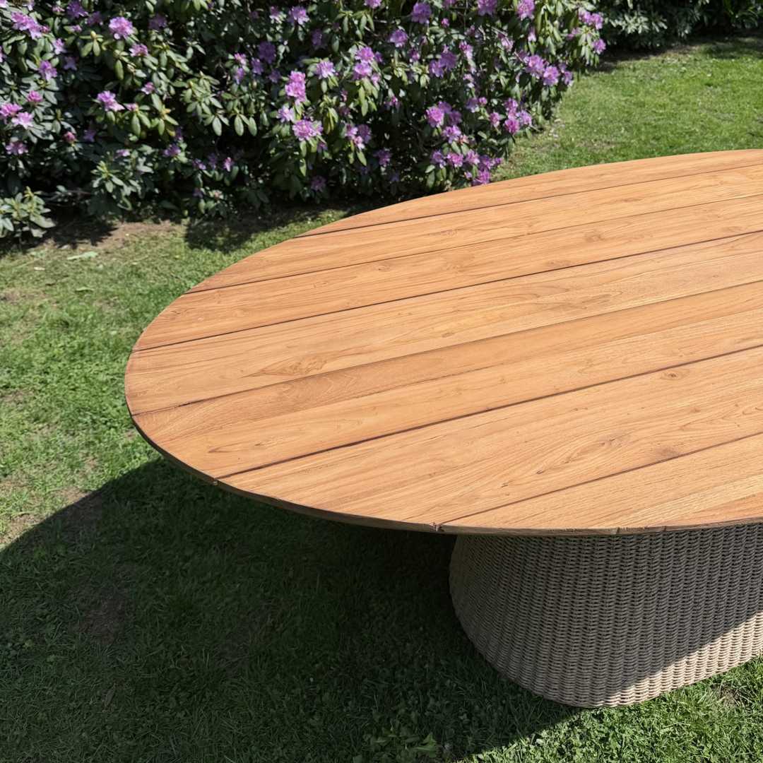 Ovale tuintafel Ubud - Afbeelding 6